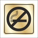 Таблички, наклейки, курение запрещено, не курить